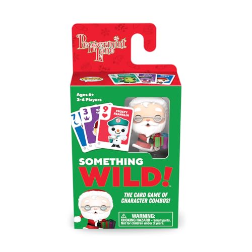 Something Wild Familienkarte – Peppermint Lane – Weihnachtsmann (inkl. Mini-Pop!) Ideal für Kinder ab 6 Jahren – Spaß für die ganze Familie – Funko Brettspiel 57826 von FUNKO GAMES