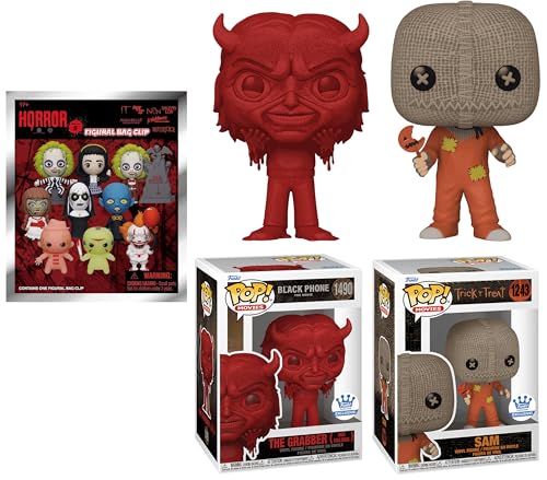 Total Meltdown Movies Horror Pop Figure Bundled with + Follow The Rules of Halloween Sam Soda Exclusive + Unmasked Trick 'R Treat Character + Universal Monsters Cards Creep Spook Pack 4 Items Total Meltdown Movies Horror Pop Figure Bundled with + Follow The Rules of Halloween Sam Soda Exclusive + Unmasked Trick 'R Treat Character + Universal Monsters Cards Creep Spook Pack 4 Items von Funko