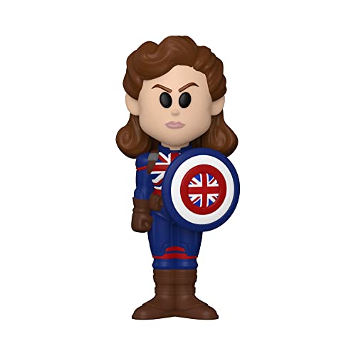 Funko Vinyl SODA, Agent Carter, Captain Carter, 1/6 Odds for Rare Chase Variant, Marvel What If, Sammelfigur, Geschenkidee, Offizielle Merchandise, Spielwaren für Kinder & Erwachsen von Funko