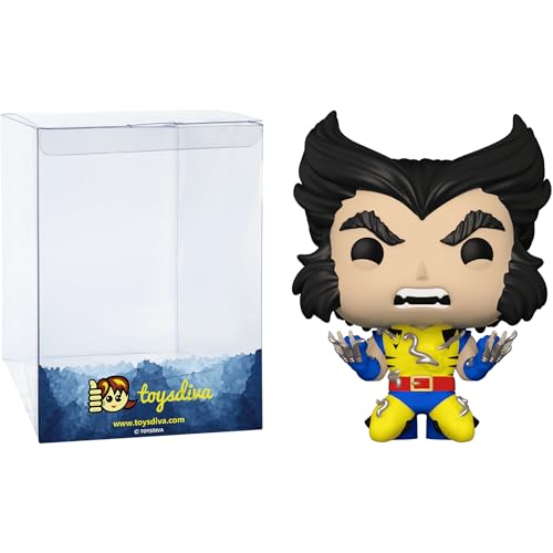 Wolverin e [Fatal Attractions]: P o p ! Vinyl Figurine Bundle with 1 Compatible Graphic Protector (1372-77436 - B) von Funko