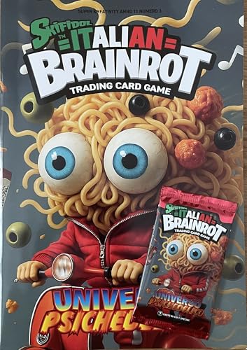 Funky Box Italian Brainrot Trading Card Game - Sammelalbum + Umschlag Karten der berühmtesten italienischen Memes | Album für exklusive Karten von virtuellen und beliebten Memes Funky Box Italian Brainrot Trading Card Game - Sammelalbum + Umschlag Karten der berühmtesten italienischen Memes | Album für exklusive Karten von virtuellen und beliebten Memes von Funky Box