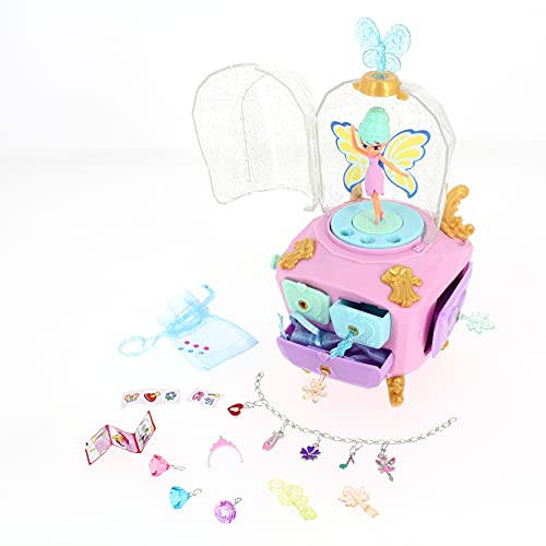 Funlockets 539 S21200 EA Secret Magic Fairy Jewellery Box, Pink von Funlockets