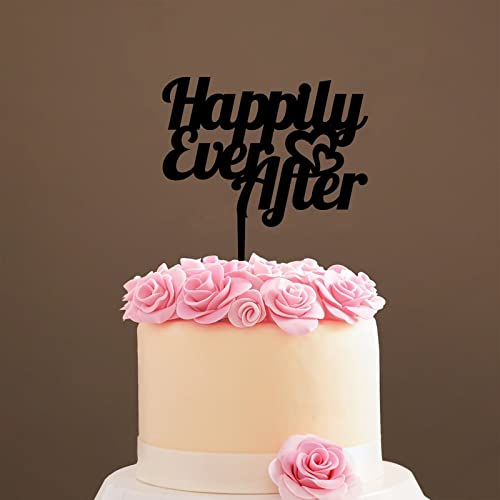 Happily Ever After Wedding Cake Topper Vow Renewal Cake Topper Happily Ever After Anniversary Cake Topper Einzigartiges Geschenk für Hochzeit Verlobung Jahrestag Schwarz Happily Ever After Wedding Cake Topper Vow Renewal Cake Topper Happily Ever After Anniversary Cake Topper Einzigartiges Geschenk für Hochzeit Verlobung Jahrestag Schwarz von Funlucy
