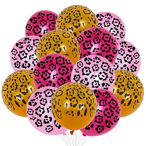 36 Stück Luftballons mit Leopardenmuster, Dschungel-Safari-Tierdruck-Luftballons für Wild Zoo-Themen-Mädchen-Frauen-Geburtstagsfeier, Junggesellenabschied-Dekorationen 36 Stück Luftballons mit Leopardenmuster, Dschungel-Safari-Tierdruck-Luftballons für Wild Zoo-Themen-Mädchen-Frauen-Geburtstagsfeier, Junggesellenabschied-Dekorationen von Funmemoir