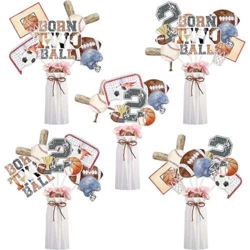 Funmemoir Sport 2. Geburtstag Dekorationen – 24 Stück Born 2 Ball Geburtstag Party Mittelstück Sticks, Born Two Ball Basketball Baseball Fußball Rugby Fußball Geburtstag Party Supplies Funmemoir Sport 2. Geburtstag Dekorationen – 24 Stück Born 2 Ball Geburtstag Party Mittelstück Sticks, Born Two Ball Basketball Baseball Fußball Rugby Fußball Geburtstag Party Supplies von Funmemoir