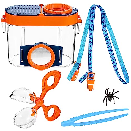 Funmo Lupe Insekten Sammelbox,Draussen Forscherset Kinder,Insekten Beobachtungsbox,Insekt Viewer Box,Natur Erkundung Lupe Beobachtungsboxfür Camping, Naturerkundungen und Abenteuer Funmo Lupe Insekten Sammelbox,Draussen Forscherset Kinder,Insekten Beobachtungsbox,Insekt Viewer Box,Natur Erkundung Lupe Beobachtungsboxfür Camping, Naturerkundungen und Abenteuer von Funmo