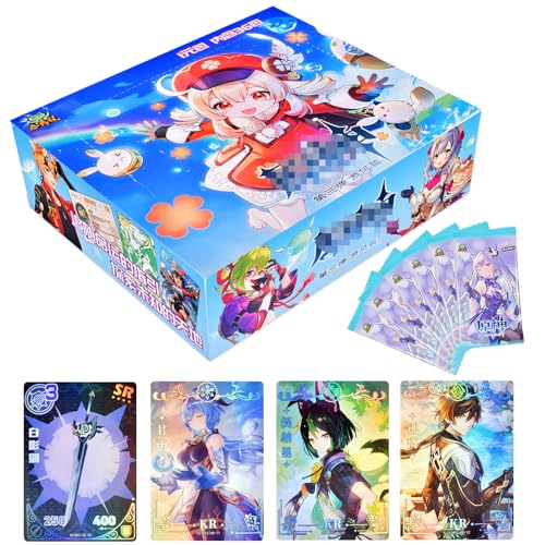 Genshin Impact Card Booster Edition TCG CCG Each Set Unique Genshin Current Anime Games Exchangeable Card Holder von Funmo