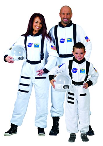 ESPA / FunnyFashion Weißes Astronaut Kostüm für Erwachsene von Funny Fashion