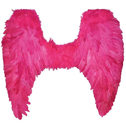 Funny Fashion Engelsflügel 70 x 65 cm | Federn Pink von Funny Fashion