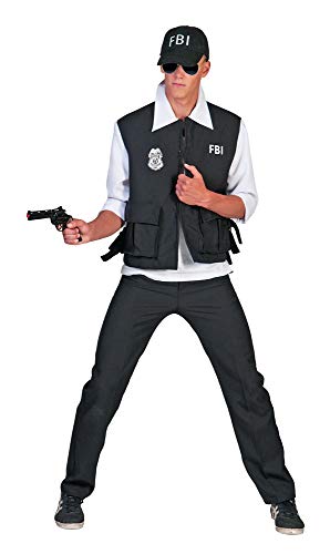 Funny Fashion FBI Agent Kostüm Polizist für Herren Gr. 56 58 von Funny Fashion
