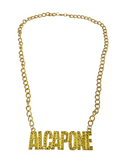 Funny Fashion Halskette Al Capone Gold ca. 32 cm von Funny Fashion