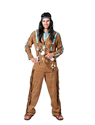 Indianer Kostüm Pow Wow Fasching Ureinwohner Amerika Indianerkostüm der Jäger Gr M, L, XL, XXL (60/62) von Pierros
