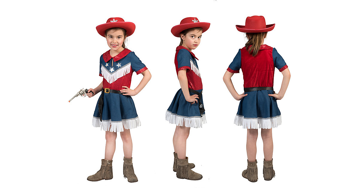 Kinde Karnevalskostüm Cowboy Kleid Gr 116 mehrfarbig Mädchen Kinder Kinde Karnevalskostüm Cowboy Kleid Gr 116 mehrfarbig Mädchen Kinder von Funny Fashion