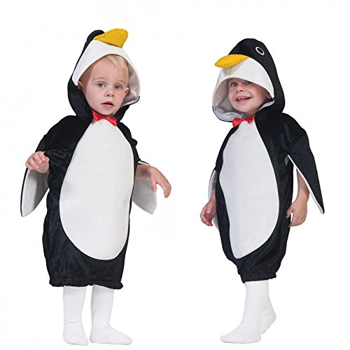 Kinderkostüm Pinguin PIM Gr. 104-140 Overall Tierkostüm Kinderfasching (140) von Funny Fashion