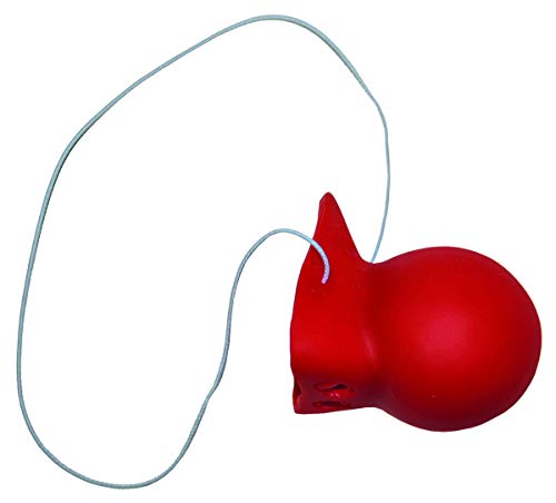 Kostüm Accessoires Zubehör Zirkus Clown Nase mit Geräusch, Clowns Nose with Noise, perfekt für Karneval, Fasching und Fastnacht, Rot von Funny Fashion