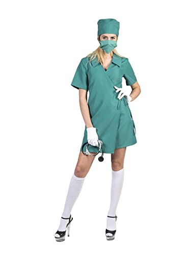 Kostüm Chirurgin Größe 44/46 / Damen Ärztin Arztkostüm Doktorin Doktor Krankenhaus Blau Grün Karneval Fasching Pierro's Kostüm Chirurgin Größe 44/46 / Damen Ärztin Arztkostüm Doktorin Doktor Krankenhaus Blau Grün Karneval Fasching Pierro's von Funny Fashion