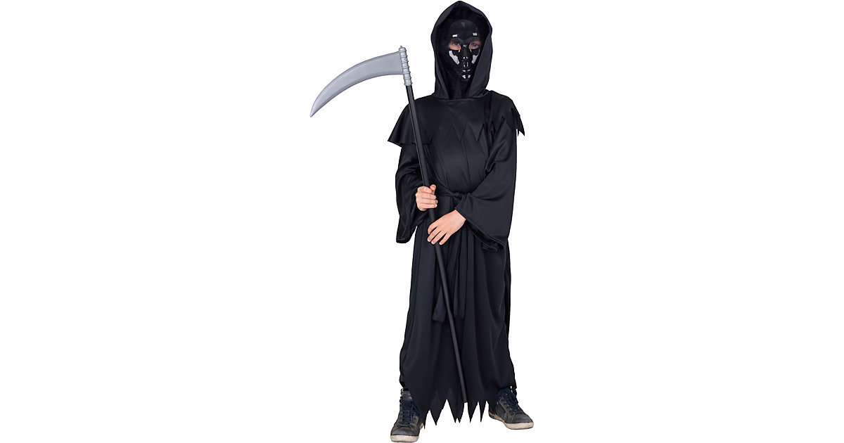 Kostüm Schwarzer Geist schwarz Gr. 116 Jungen Kinder Kostüm Schwarzer Geist schwarz Gr. 116 Jungen Kinder von Funny Fashion