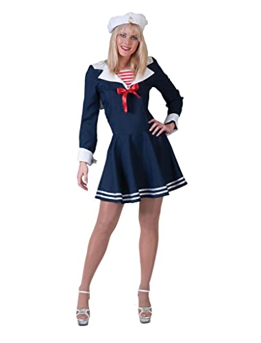 Matrosengirl AHOI Kostüm für Damen - Gr. 36 38 Matrosengirl AHOI Kostüm für Damen - Gr. 36 38 von Funny Fashion