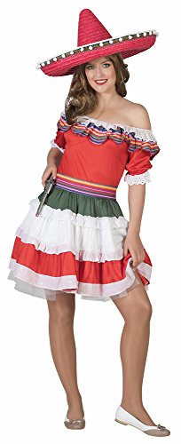 Funny Fashion Mexikanerin Kostüm Senorita Bonita Gr. 32 34 von Funny Fashion