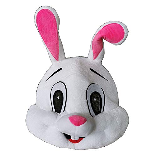 Plüsch-Hasen-Kostüm, Hasen-Maskottchen-Kostüm, Hase, Tiermaske, Kopf, Erwachsenen-Halloween-Kleid Plüsch-Hasen-Kostüm, Hasen-Maskottchen-Kostüm, Hase, Tiermaske, Kopf, Erwachsenen-Halloween-Kleid von Funny Funny