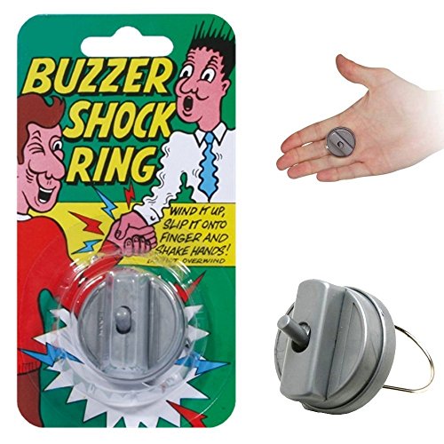PAMS Handbuzzer - Männer (Erwachsene) - Praktische Scherze - Handschlag Buzzer - Mechanisch, keine Batterien nötig von Funny Man