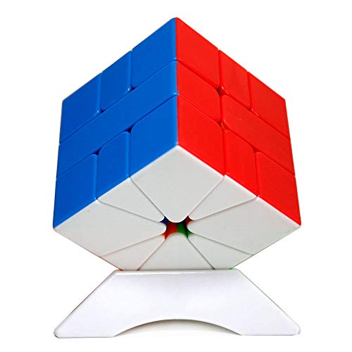 FunnyGoo MoYu MoFangJiaoShi Cubing Klassenzimmer Meilong SQ1 Magic Cube unregelmäßiges Puzzle Cube Twist Toy mit einem Würfelständer Stickerless von FunnyGoo