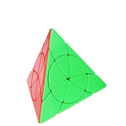 FunnyGoo YongJun YJ Innovative Flower Petal Design Pyramid Pyraminx Triangle Magic Cube Twist Toys Stickerless von FunnyGoo