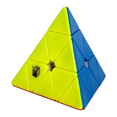 FunnyGoo YuXin Little Magic 3x3 Pyramide Pyraminx Dreieck Magic Cube Twist Spielzeug Stickerless von FunnyGoo