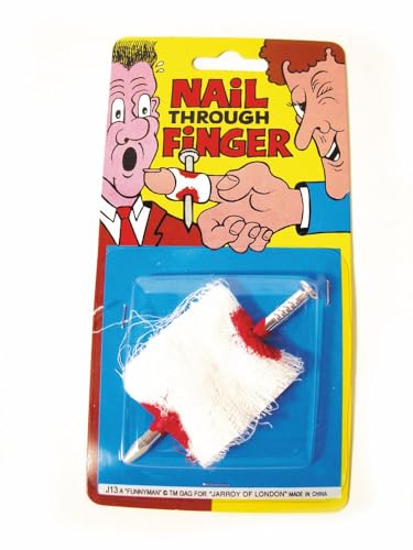 Party Pro Funnyman Products 86713 Nagel im Finger, Mehrfarbig Party Pro Funnyman Products 86713 Nagel im Finger, Mehrfarbig von Party Pro