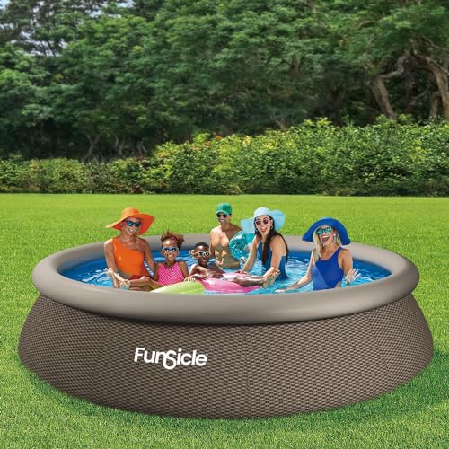 Designerô Pool Funsicle Quickset Ø 3,66 m x H 76 cm, Braun von Funsicle