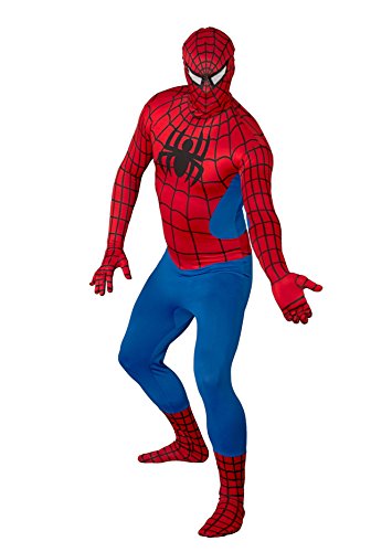 Funsuits Original Spider Ganzkörperanzug Anzug Kostüm in rot Gr. S/M/L/XL/XXL [L] von Funsuits