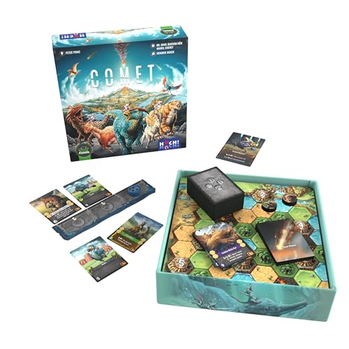 Funtails | Comet Base Game | englischsprachige Version | Competitive Engine Builder | Familienspiel | Strategiespiel von Funtails
