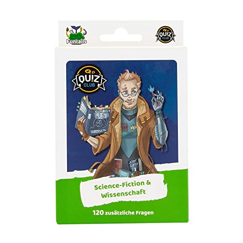 Funtails FTQC04DE Quiz Club DE – Charakter Pack Science Fiction & Wissenschaft von Funtails