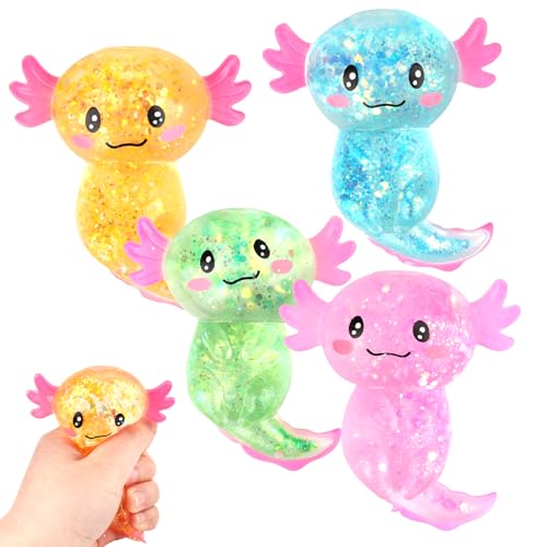 4 Stück Squeeze Spielzeug, Glitzer Squeeze Toys Stressspielzeug Stress Relief Toy Entzückende Squishy Toy Zappelspielzeuge Stress Toy für Kinder und Erwachsene 4 Stück Squeeze Spielzeug, Glitzer Squeeze Toys Stressspielzeug Stress Relief Toy Entzückende Squishy Toy Zappelspielzeuge Stress Toy für Kinder und Erwachsene von Funtery
