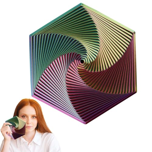 Fractal 3D-Druck Hexagon Cube Fidget Gear Spielzeug 2024 Neu - Spiral Super Hexagon Für Erwachsene - Perfekt Für Stress Und Angst Fractal 3D-Druck Hexagon Cube Fidget Gear Spielzeug 2024 Neu - Spiral Super Hexagon Für Erwachsene - Perfekt Für Stress Und Angst von Funtery