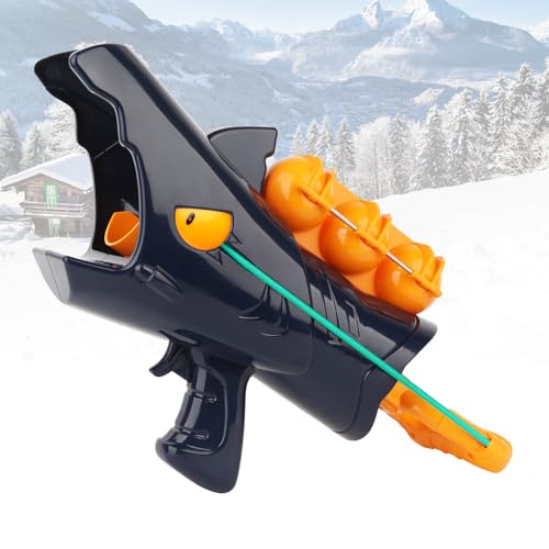 Schneeball Kanone Spielzeug, Schneeball Macher Schneeball Maker Schneeball Pistole Schneeball Blaster Schneeball Kämpfe Spielzeug für Kinder Jungen Mädchen im Freien Spielen Schnee (Blau) von Funtery