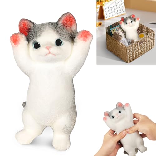 Squishy Katze Toy, 20x10cm Katzen Quetschspielzeug Squishy Spielzeuge Stress Relief Squeeze Spielzeug Katze Squishy Toys Niedlich Anti Stress Spielzeug Squishy für Kinder und Erwachsene Squishy Katze Toy, 20x10cm Katzen Quetschspielzeug Squishy Spielzeuge Stress Relief Squeeze Spielzeug Katze Squishy Toys Niedlich Anti Stress Spielzeug Squishy für Kinder und Erwachsene von Funtery