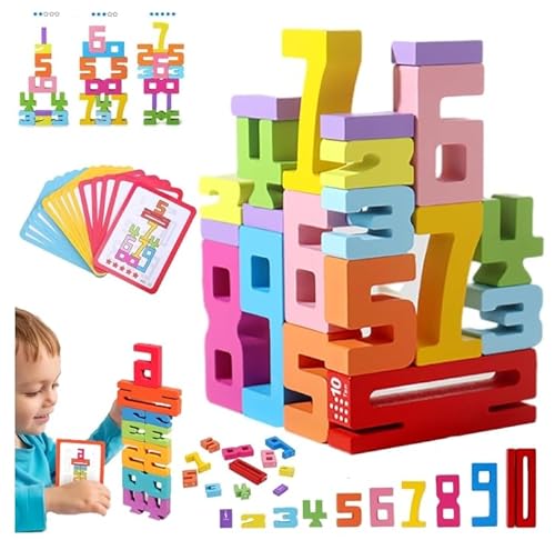 Zahlenbausteine aus Holz, Number Blocks Wooden Number Building Blocks Holz Zahlenblock Spielzeug Holzbausteine Bauklötze Montessori Spielzeug Rechnen Lernen für Kinder ab 3 Jahren Zahlenbausteine aus Holz, Number Blocks Wooden Number Building Blocks Holz Zahlenblock Spielzeug Holzbausteine Bauklötze Montessori Spielzeug Rechnen Lernen für Kinder ab 3 Jahren von Funtery