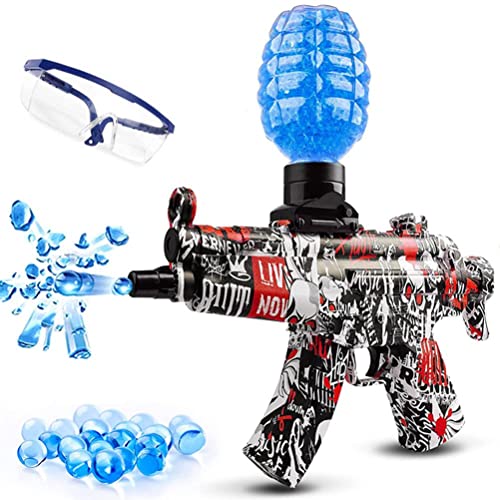 2023 Neueste Gel Ball Blaster Pistole, Automatische Elektrische Splatter Ball Gun mit Schutzbrille und 30000 Munition 7-8 mm für Kinder und Erwachsene, Spielzeugpistole -Rot 2023 Neueste Gel Ball Blaster Pistole, Automatische Elektrische Splatter Ball Gun mit Schutzbrille und 30000 Munition 7-8 mm für Kinder und Erwachsene, Spielzeugpistole -Rot von Funthy