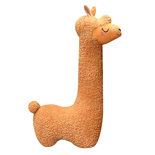 Alpaka Stofftier Plüschtier, Niedliches Tier Kissen, Süße Weiche Kuscheltier Plüsch Spielzeug, Dekoration Plüschkissen Schlafkissen Für Sofa Kinderzimmer, Geschenke Für Baby Kinder Damen-braun||130CM Alpaka Stofftier Plüschtier, Niedliches Tier Kissen, Süße Weiche Kuscheltier Plüsch Spielzeug, Dekoration Plüschkissen Schlafkissen Für Sofa Kinderzimmer, Geschenke Für Baby Kinder Damen-braun||130CM von Funthy