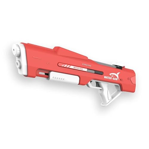 Funthy Elektrische Wasserpistole Automatische mit Großer Reichweite und 1000CC Großer Kapazität Wasserblaster Sommer Outdoor Spielzeug Pool Spielzeug für Kinder und Erwachsene -Red Funthy Elektrische Wasserpistole Automatische mit Großer Reichweite und 1000CC Großer Kapazität Wasserblaster Sommer Outdoor Spielzeug Pool Spielzeug für Kinder und Erwachsene -Red von Funthy