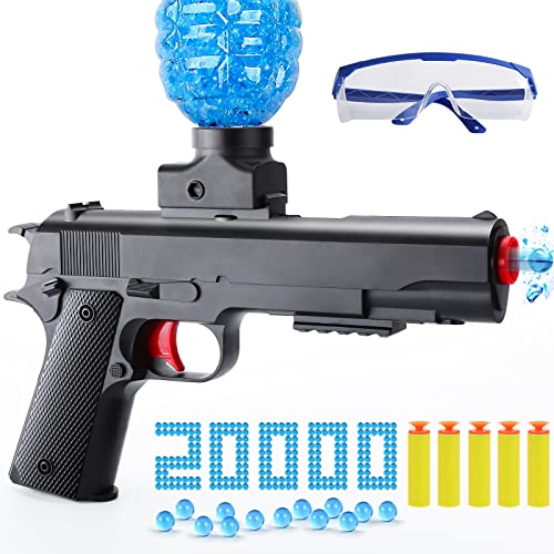Gel Gun Blaster, automatische Kugelpistole mit 30.000 Munition, M1911 Pistole, elektrisches Spielzeug, Aktivitäten im Freien, Schießteam-Spiel für 12+ Erwachsene Jugendliche von Funthy