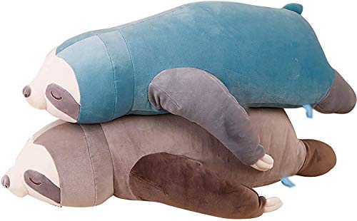 Kuscheltier Faultier, Seitenschläferkissen Stillkissen Lagerungskissen Plüsch Faultier Kissen für Kinder Freundin Geschenke Kinderzimmer Dekoration Extrem Weich Plüschtier Spielzeug 80 cm Grau Kuscheltier Faultier, Seitenschläferkissen Stillkissen Lagerungskissen Plüsch Faultier Kissen für Kinder Freundin Geschenke Kinderzimmer Dekoration Extrem Weich Plüschtier Spielzeug 80 cm Grau von Funthy