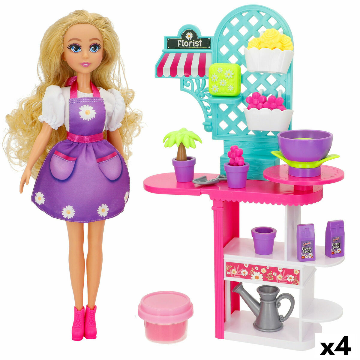 Puppe Funville DREAMEEZ 8 x 30 x 4 cm (4 Stück) von Funville