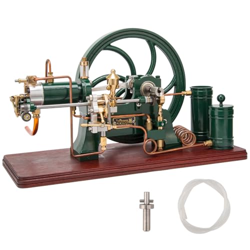 D16 Retro-Dieselmotor-Modellbausatz, 16 cc, wassergekühlt, stationär, horizontaler 4-Takt-Metallmotor, der läuft, Physikalische Wissenschaft, Experimentier-Set, Geschenke für Erwachsene D16 Retro-Dieselmotor-Modellbausatz, 16 cc, wassergekühlt, stationär, horizontaler 4-Takt-Metallmotor, der läuft, Physikalische Wissenschaft, Experimentier-Set, Geschenke für Erwachsene von Funwetrike