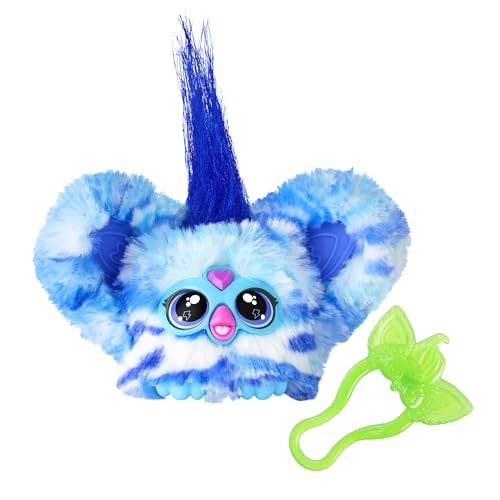 Furby Furblets Ooh-Koo Mini-Freund, über 45 Geräusche, Rockmusik & Sätze in Furbisch, elektronisches Osterspielzeug für Kinder ab 6, blau-weiß von Furby
