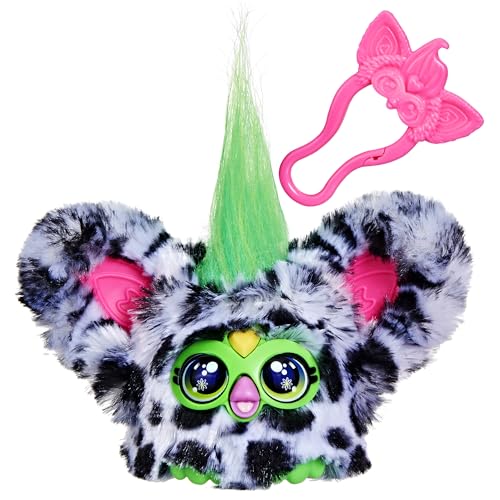 Furby Hasbro Furblets Moo-Boo Kuh-Minispielzeug aus Plüsch, Weiß von Furby