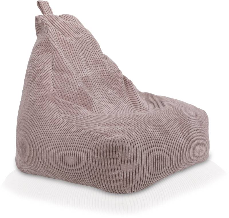 Furini Keiko S Sitzsack Samt, Dusty Pink von Furini