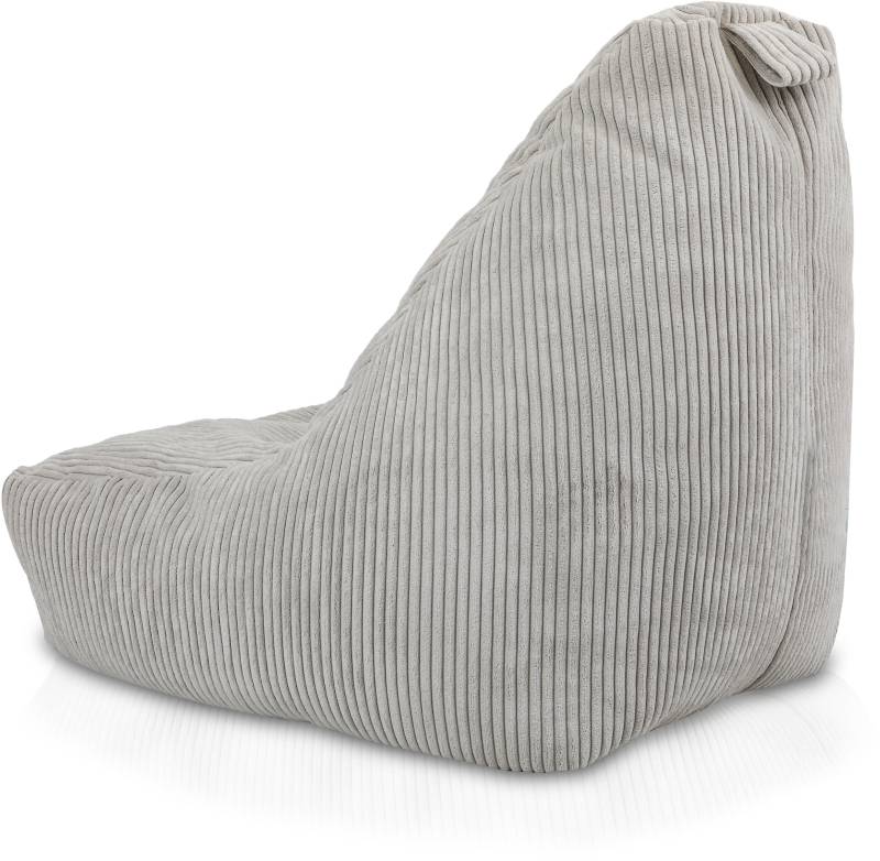 Furini Keiko S Sitzsack Samt, Hellgrau von Furini