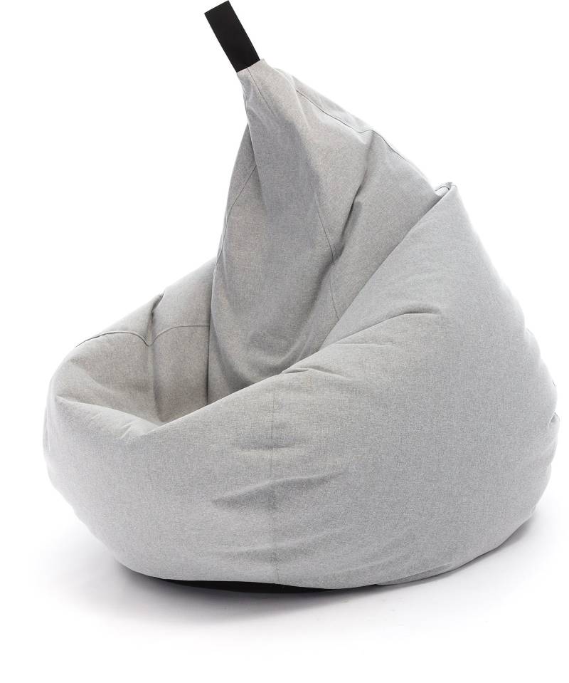 Furini Oscar Atlanta Outdoor Sitzsack, Hellgrau von Furini